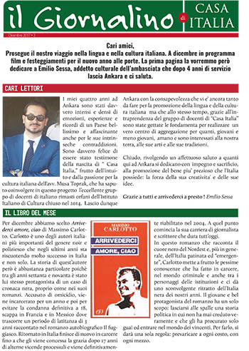 Giornalino Dergisi Aralık 2017 Sayısı