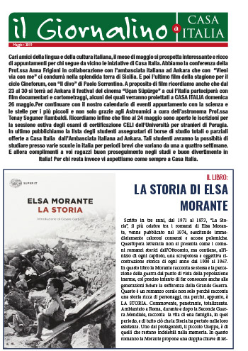 Giornalino Dergisi Mayıs 2019 Sayısı